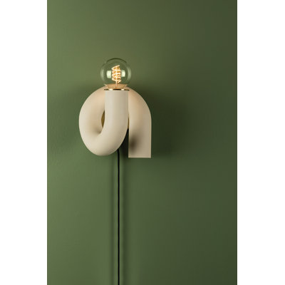 Jolie 1 Light Plug-in Plug-in Sconce