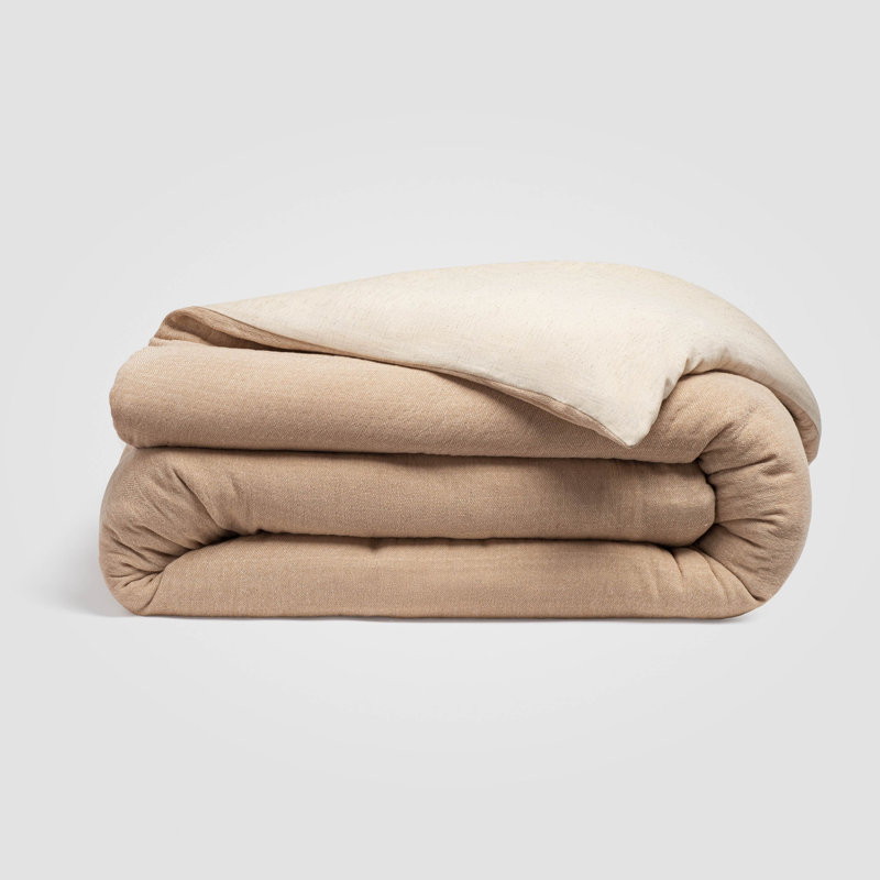 Sand Linen Duvet Cover, Queen