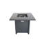 Table de foyer d'extérieur en acier avec couvercle H 25 po x l 30 po Kaka