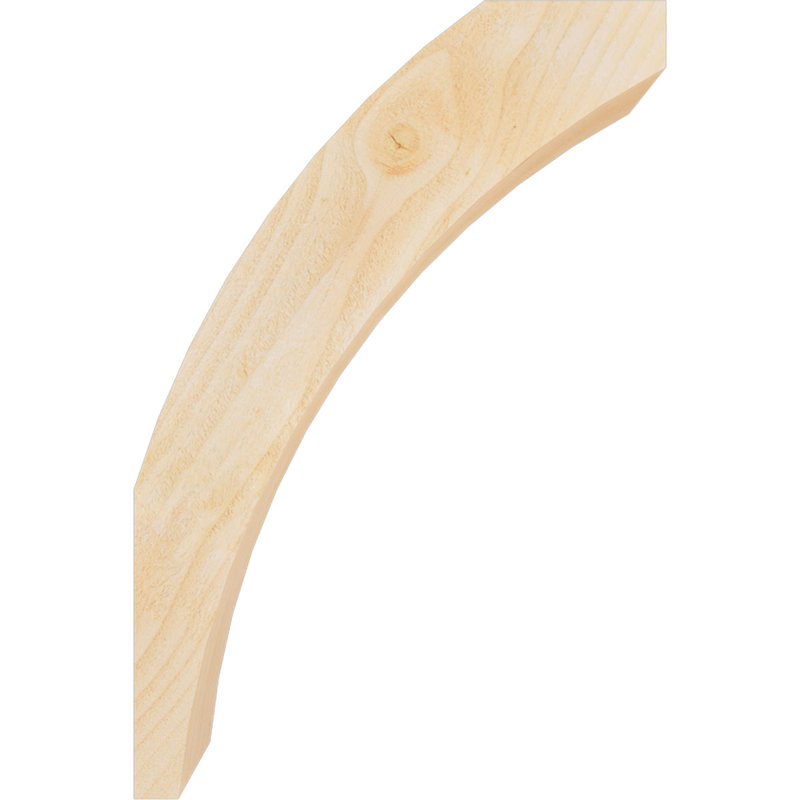 Genouillère Thorton, Sapin Douglas de 4 po (sciage brut), 16 po X P 24 po H