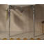 Console de salle de bain autoportante 28 po avec pieds en fer, sans lavabo et robinet, chrome