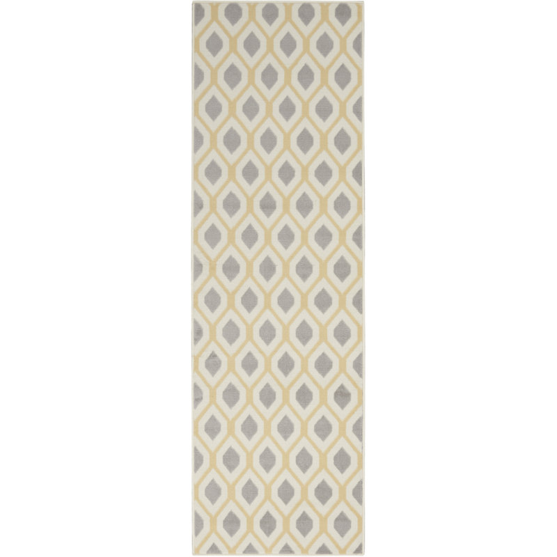 Tapis blanc Bo, Tapis de couloir 2 pi 3 po x 7 pi 6 po
