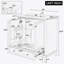 Ensemble de meuble-lavabo 30 po avec lavabo, armoire de salle de bain multifonctionnelle avec portes et tiroir, structure solide et panneau de fibres à densité moyenne-766375845