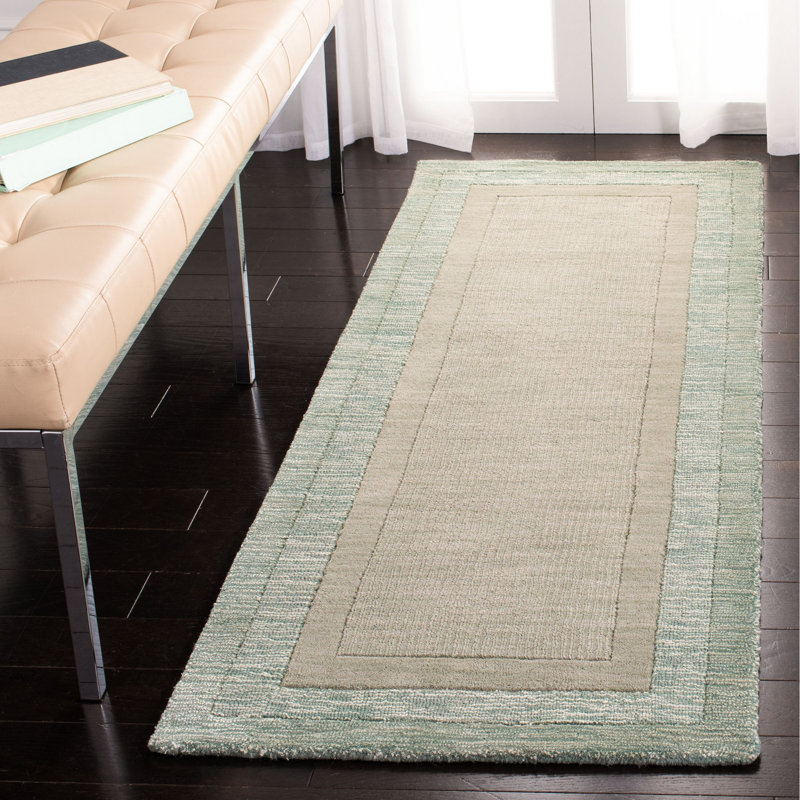 Frederica Hand Loomed Wool Geometric Rug, Runner 2'3" x 6'
