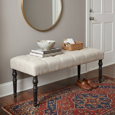 Brookwood Polyester Blend Upholstered Bench