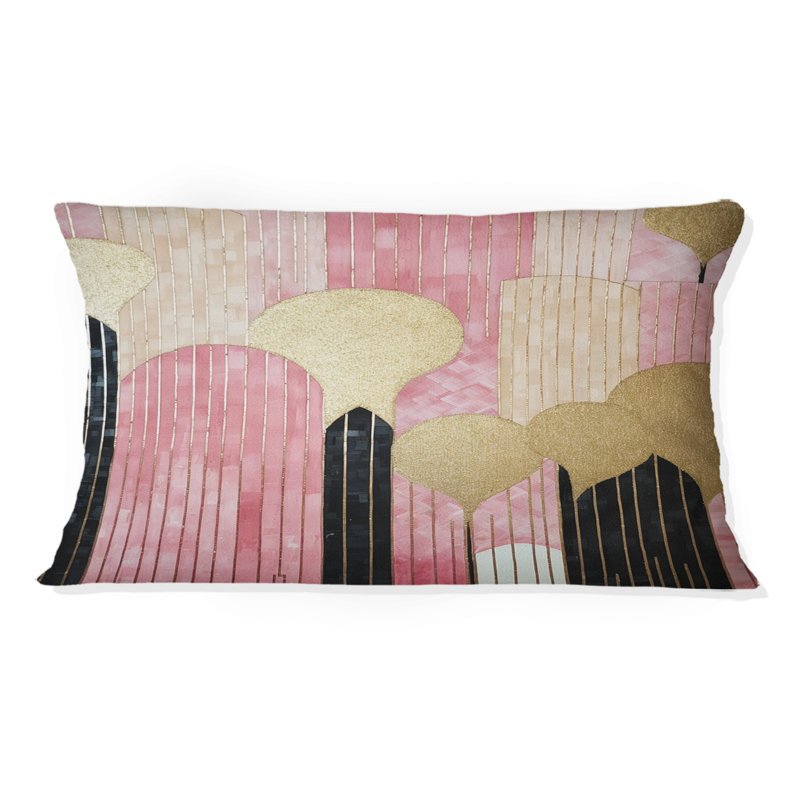 Coussin Art Nouveau Vintage City of Gold - Abstract