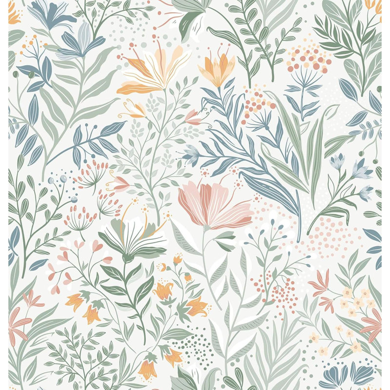 Papier peint floral adhésif auto-adhésif pour fleurs pour la salle de bain