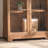 Burlywood Solid Wood Display Cases