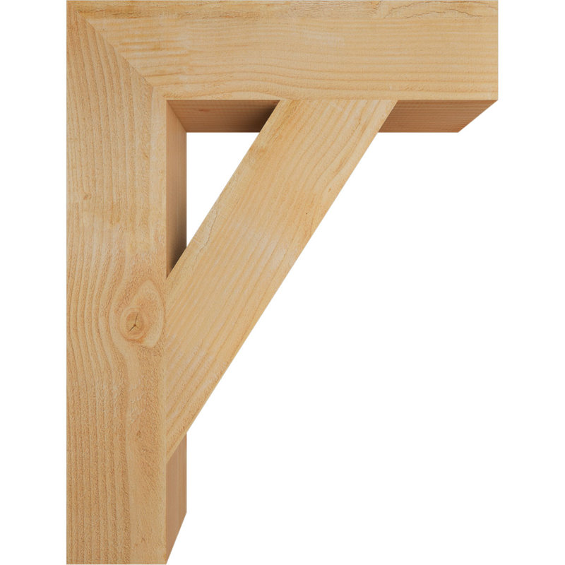 Support de bloc traditionnel, Douglas (sciage brut), H 34 po x l 6 po x P 26 po