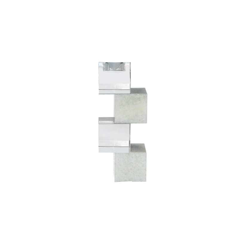 Porte-bougie bloc, H 9,5 po