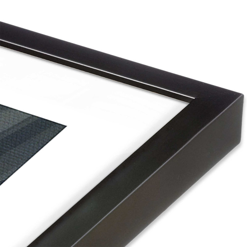 «Eclipsed Onyx Tangle I», reproduction sur toile, H 13,75 po x l 13,75 po, Cadre en zinc patiné