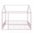 Full Size Metal House-Style Bed Frame-121384077