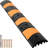 VEVOR Rubber Speed Bump, 1 Pack 2 Channel Speed Bump Hump, 72.8" Long Modular Speed Bump, Rated 22000 LBS Load Capacity