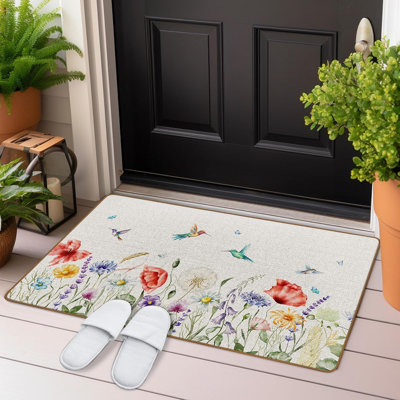 Tapis anti-dérapant Floral Spring