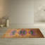 Tapis rectangulaire en laine de conception unique 5 pi 2 po x 7 pi Reidar