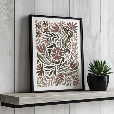 «Quilted Blooms I» par Cindy Jacobs, reproduction d'art