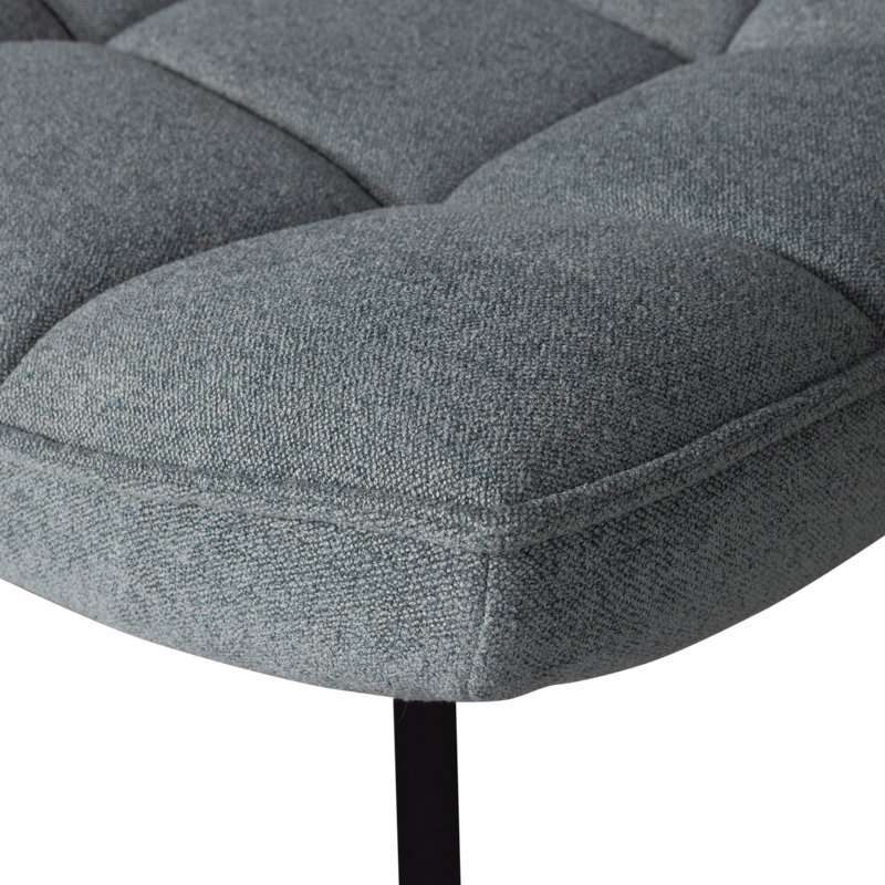 Maudi Upholstered Swivel Accent Chair, Blue