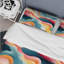 Ensemble de housse de couette Soft Color Multicolor Abstract Neutrality Wave VII-294598324