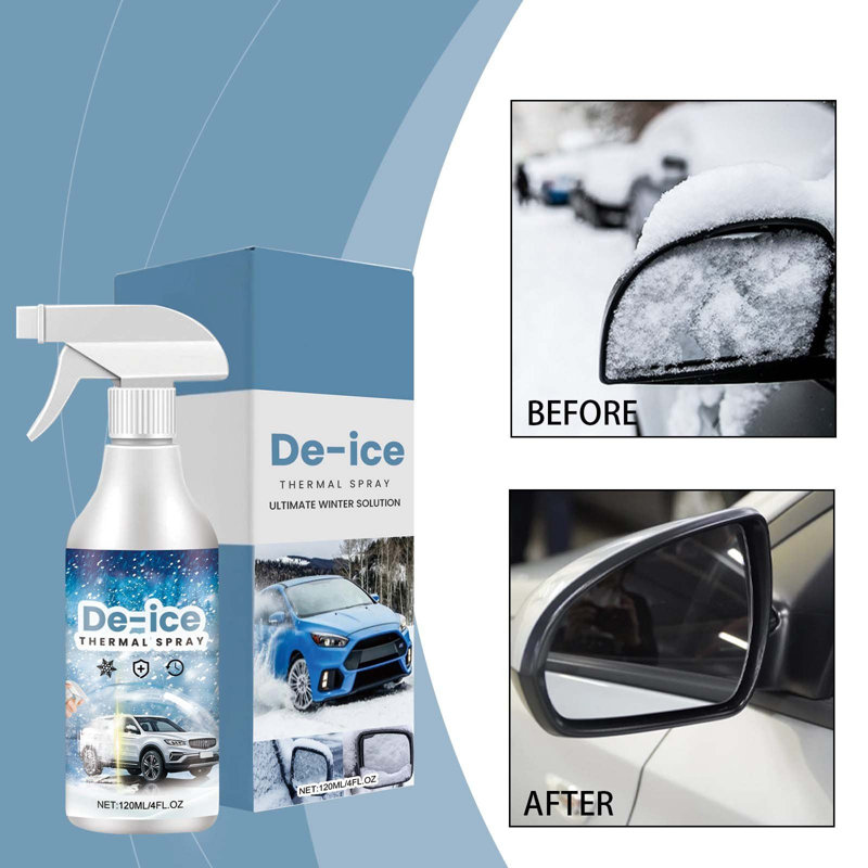Stain remover Deicing Spray Antifreeze Antifogging Antidust Clear 120ml