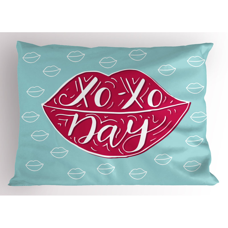 Ensemble de 2 taies décoratives pour femme Ambesonne Xo, H 20 po x l 36 po