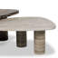 Ensemble de tables basses Zion - marbre brun Rocky-251243679-251243672