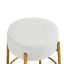 Round Bar Stool, Set of 2 - Contemporary Upholstered Dining Stools for Kitchens, Cafes and Bars - Includes Sturdy Support Legs-1259254761-1259254763-1259254757