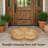 Handwoven Flower Shaped Jute Doormat
