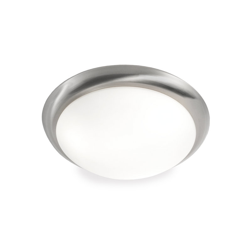 Alcuin Flush Mount, Satin Nickel