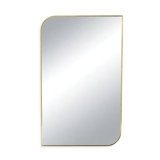 Modern Glamour Rectangle Stainless Steel Mirror