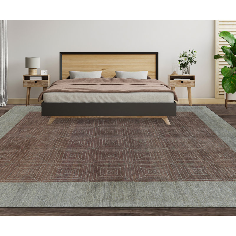 Wool Geometric Area Rug
