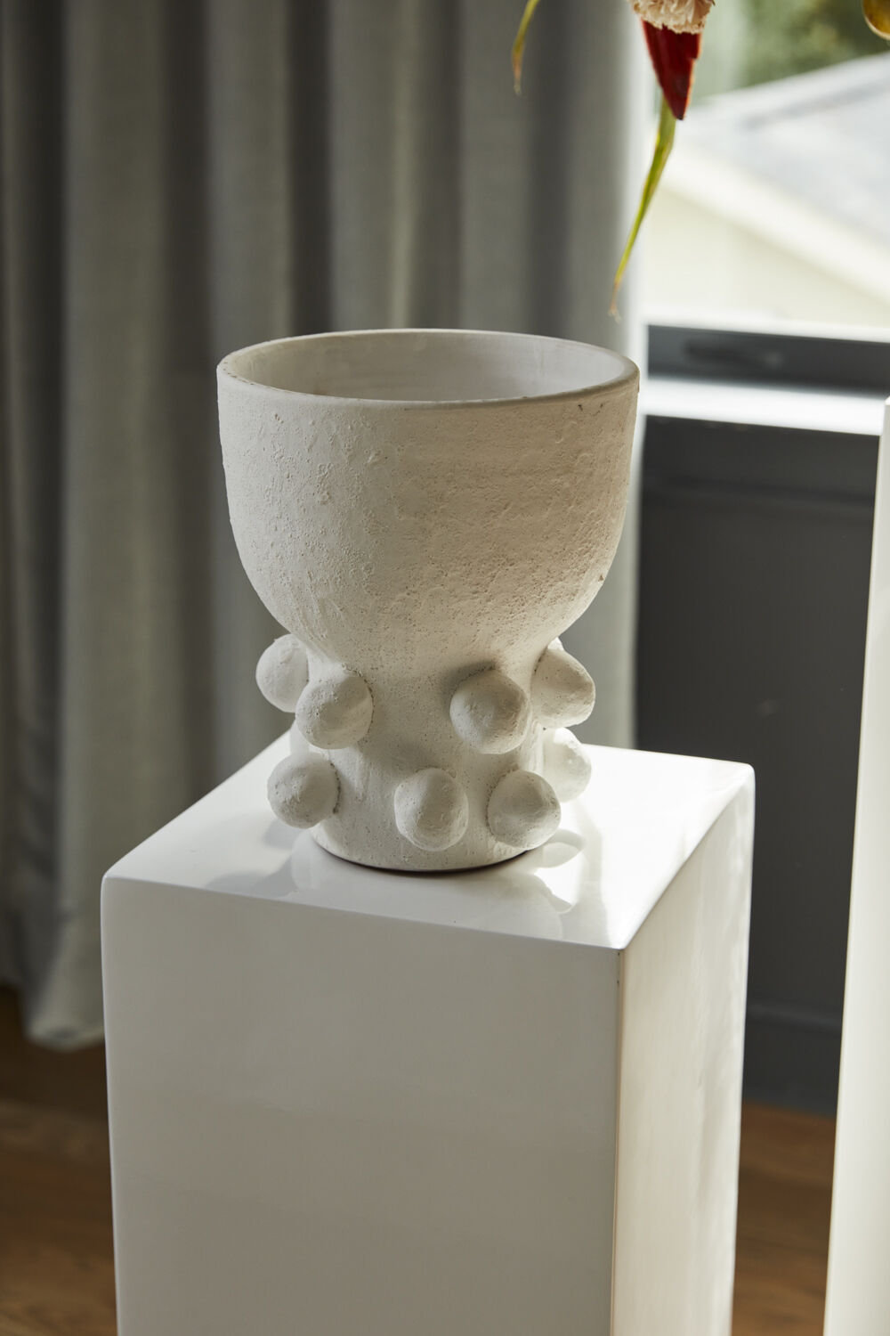 Dianne 11" Ceramic Pot Planter, 10" H x 8.25" W x 8.25" D