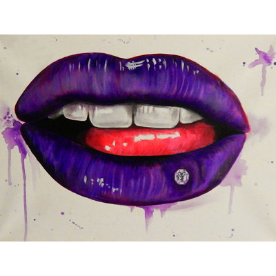 " Lips Shades Of Purple " by Ed Capeau