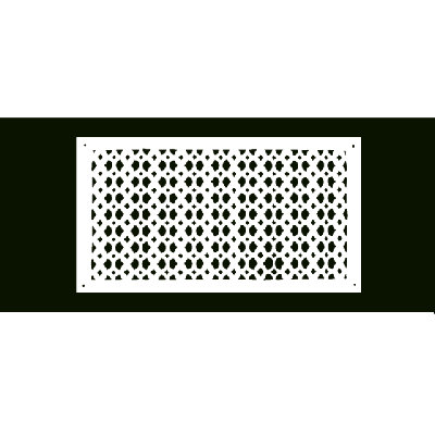 Couvercle de grille d'aération en aluminium moulé de qualité supérieure