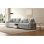 Modern Sofa Couch 127.9" Modular Sofa Upholstered Sofa Couch With Storage Armrest And Centre Console-667966982