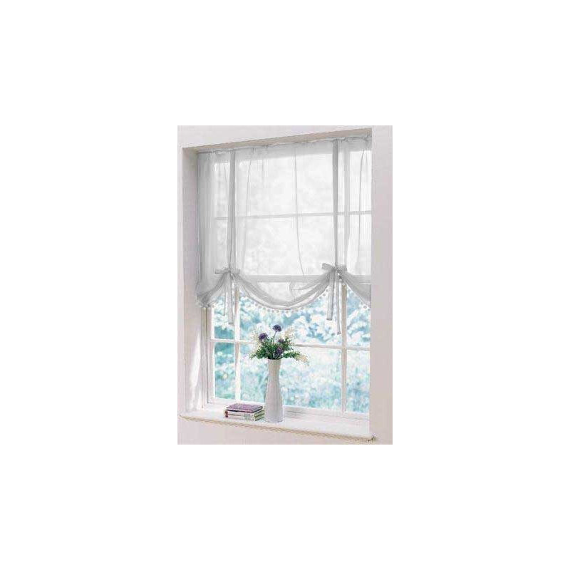 Kallaroo Sheer Single Panel, Gray 100% Polyester