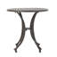 Table d'appoint d'extérieur en fonte d'aluminium