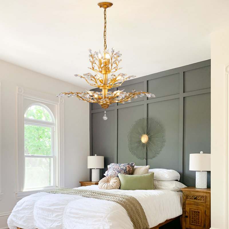 Jamei 11 - Light Unique/Statement Chandelier, Gold