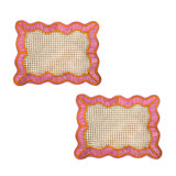 Wavy Rectangular Placemat - Set of 2