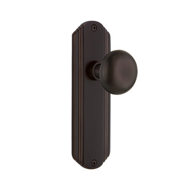 Deco Plate with New York Door Knob