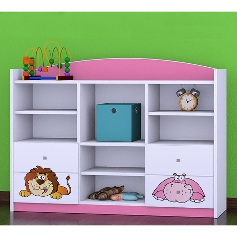 Camila 92cm H X 129cm W Kids Cube, Pink