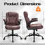 Fauteuil de direction ergonomique avec accoudoirs réglables-133409169