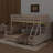 Twin XL Over Queen Bunk Bed With Built-In Racks, Adjustable Lights And Pegboard-1548944826