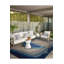 Tapis décoratif moderne à motif abstrait en spirale ondulé lavable à la machine-835436541