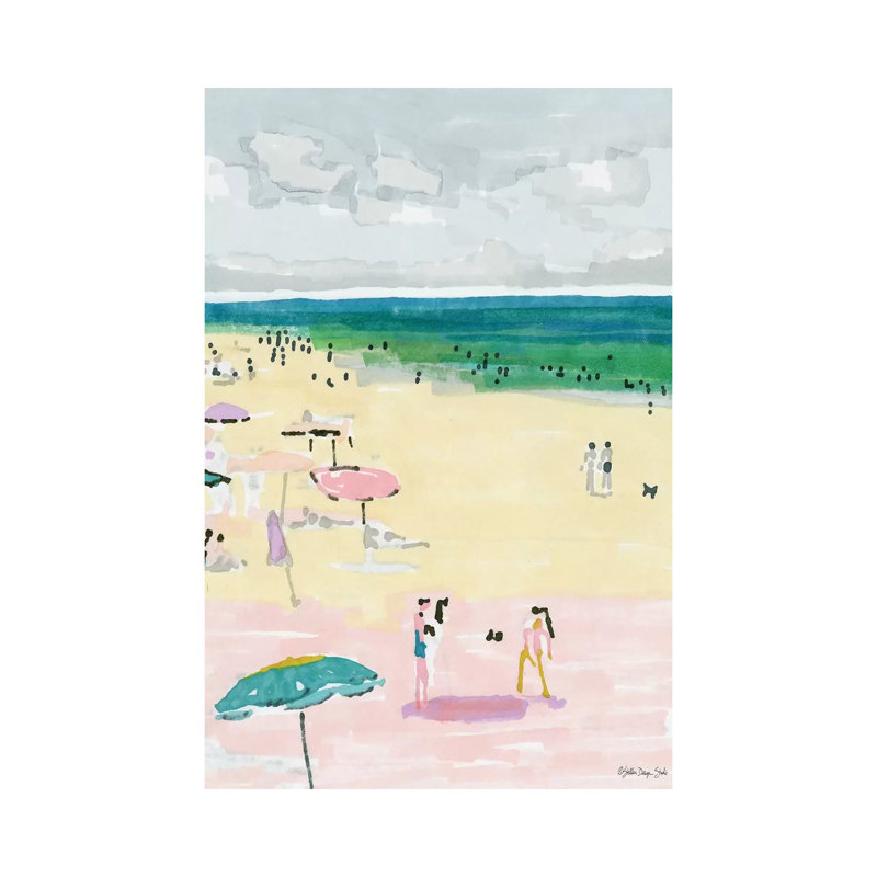 " Beach Days II " by Stellar Design Studio, 40" H x 26" W x 1.5" D