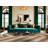 Washable Caramel Light Gray Striped Area Rug-1960870030