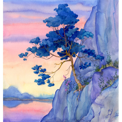 Cliffside Serenity Wall Mural