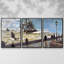 «The Jetty at Le Havre Bad Weather», 1870 - Toile encadrée à pièces multiples-451583762-451583774