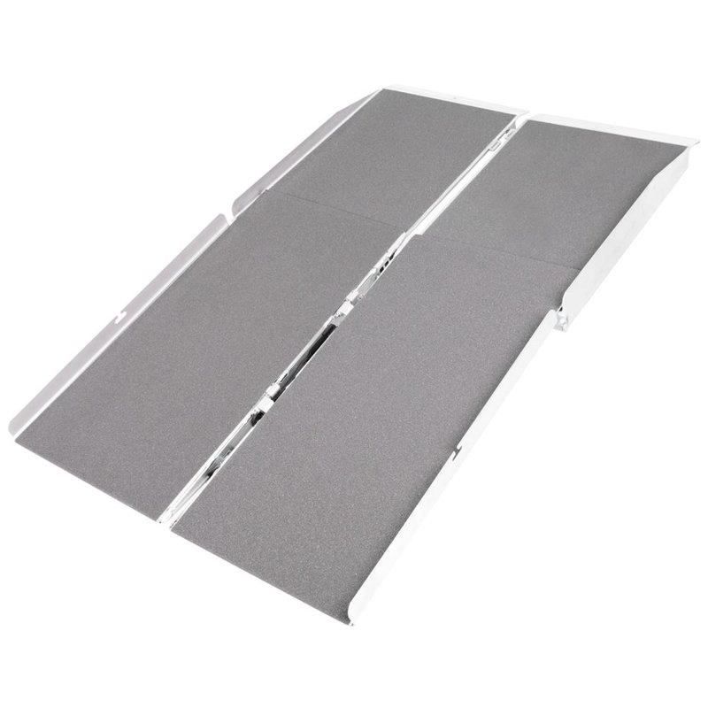 Silver Spring Aluminum Multi-Fold Wheelchair Ramp, 1.75" H x 30" W x 48" L