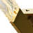 Petra Integrated LED 36in Brass Vanity Light with Handcrafted Glass-124410510