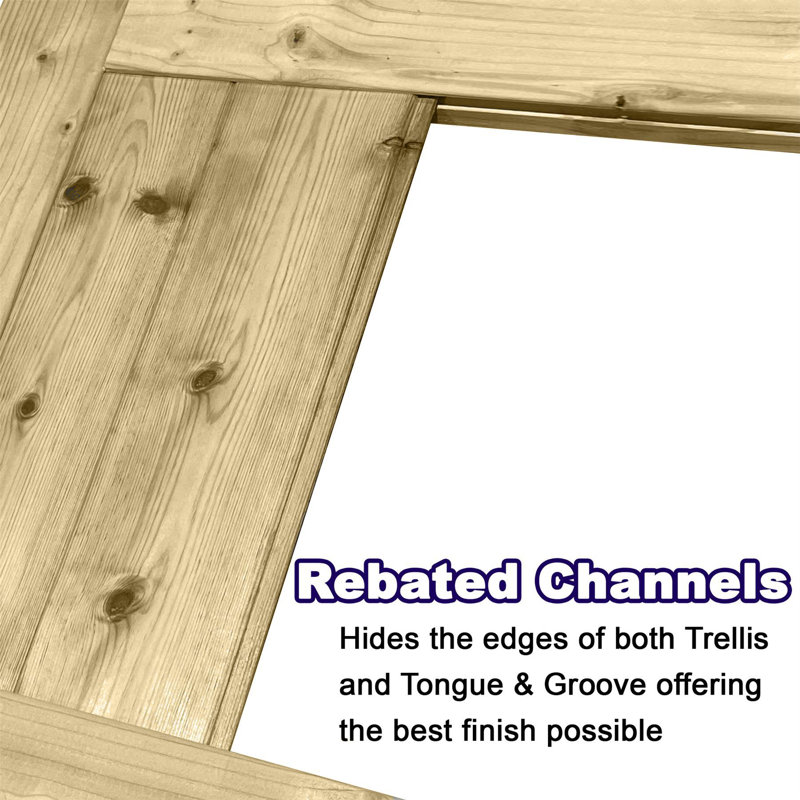 Hammondale Gate Fencing, 90cm H x 120cm W x 4.5cm D
